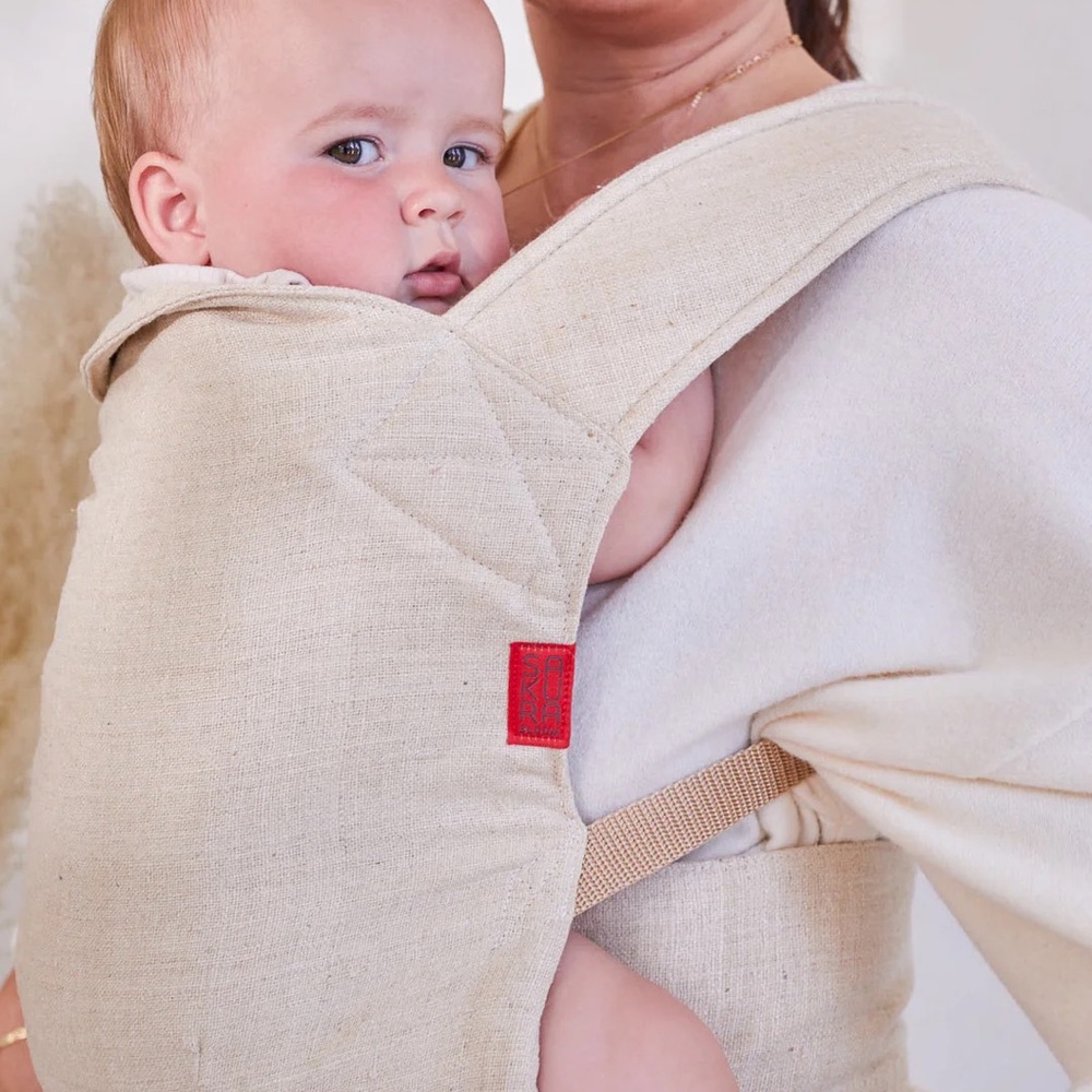 Sakura Bloom Scout Carrier| Linen Flax